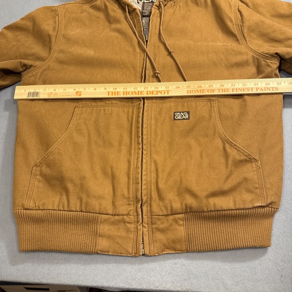 JACKET MENS‎ MEDIUM Gravel Gear Thundra 2  WORK UTILITY HOODED LINED - Picture 7 of 12